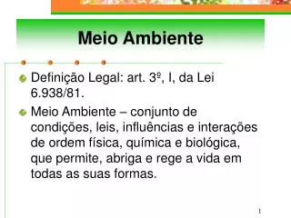 meio ambiente