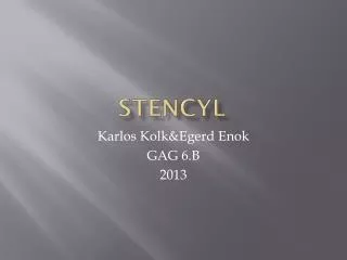 stencyl