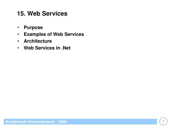 15 web services