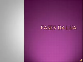fases da lua
