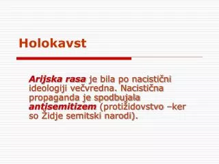 holokavst