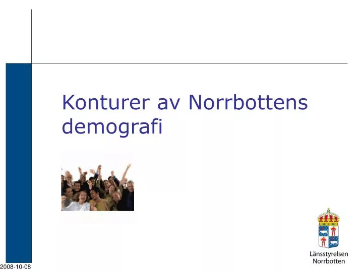 konturer av norrbottens demografi