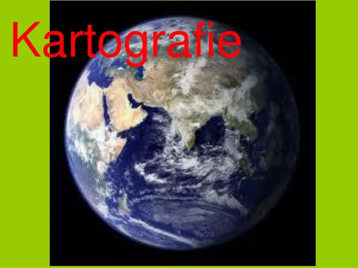 kartografie