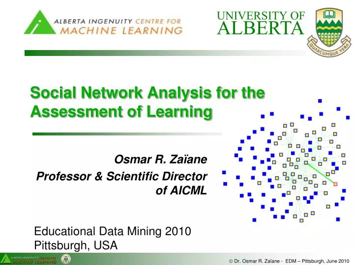 social network analysis for the assessment of learning