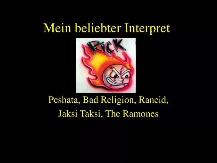 mein beliebter interpret