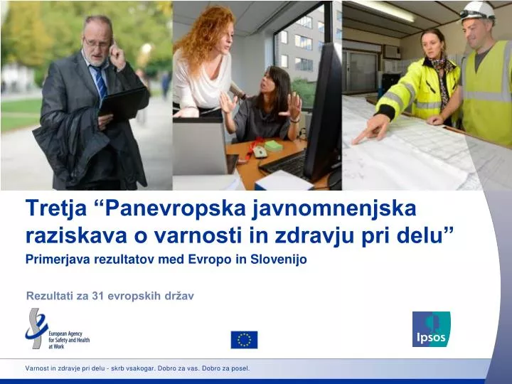 tretja panevropska javnomnenjska raziskava o varnosti in zdravju pri delu
