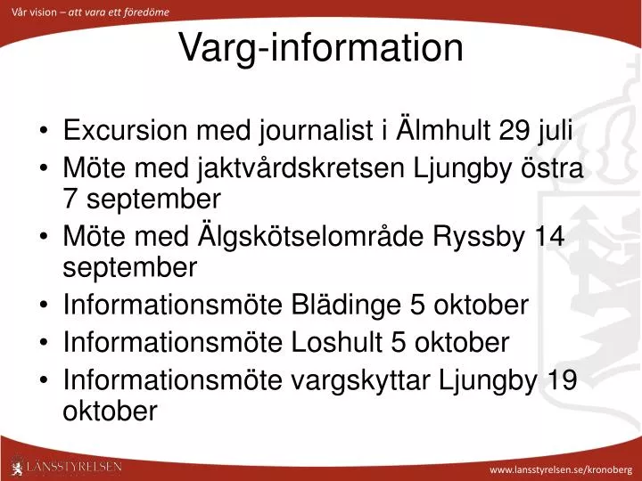 varg information