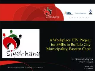 A Workplace HIV Project for SMEs in Buffalo City Municipality, Eastern Cape