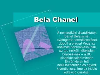 bela chanel