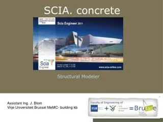 SCIA. concrete