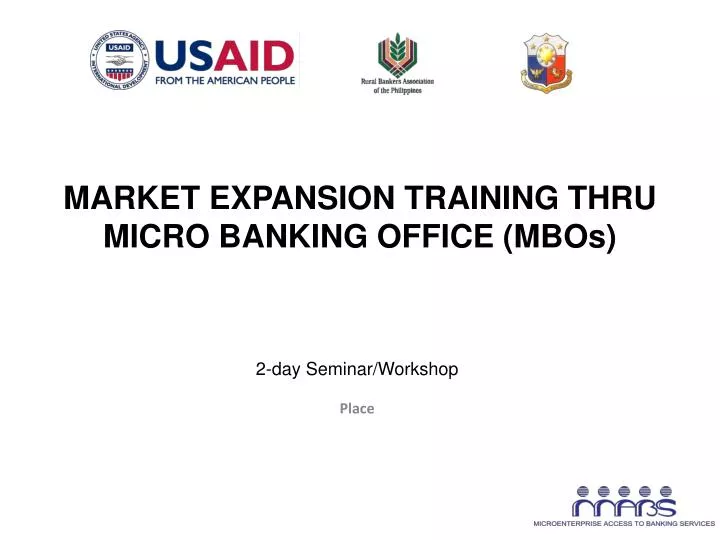 market expansion training thru micro banking office mbos