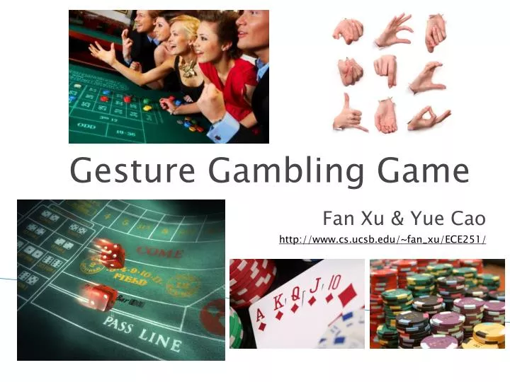 gesture gambling game