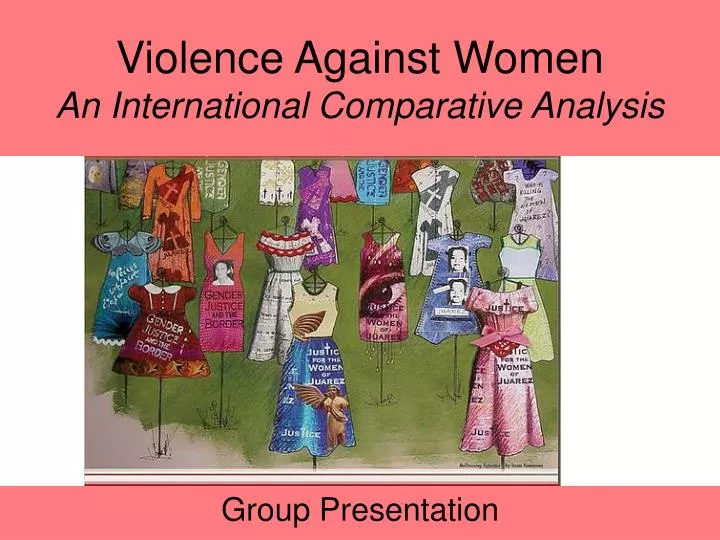violence against women an international comparative analysis
