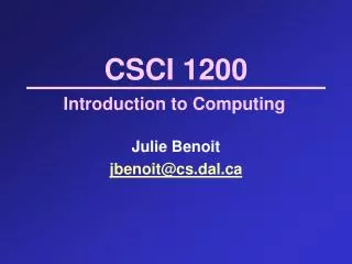 CSCI 1200
