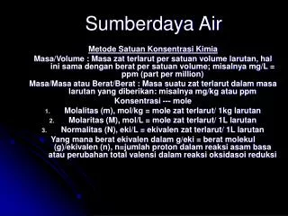 sumberdaya air