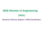 IEEE Women in Engineering - slide 1