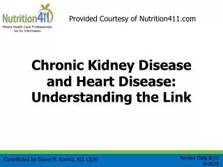 Chronic Kidney Disease and Heart Disease: Understanding the Link