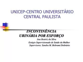 unicep centro universit rio central paulista