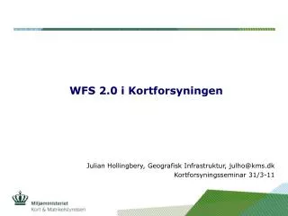 WFS 2.0 i Kortforsyningen