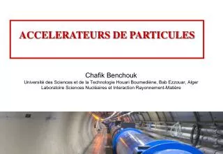 accelerateurs de particules