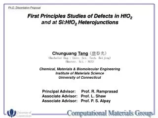 First Principles Studies of Defects in HfO 2 and at Si:HfO 2 Heterojunctions