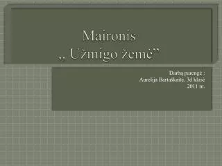 maironis u migo em
