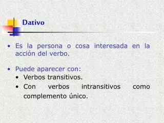 dativo