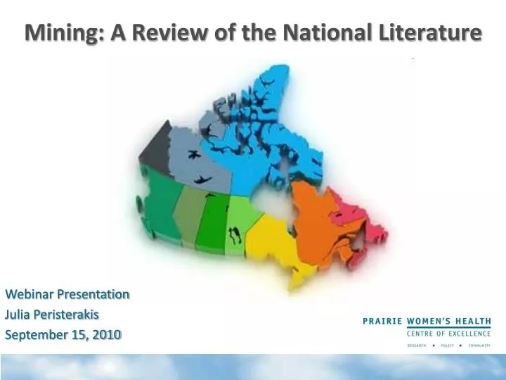 mining a review of the national literature
