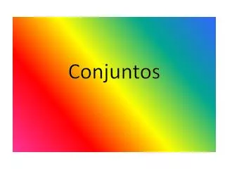 conjuntos