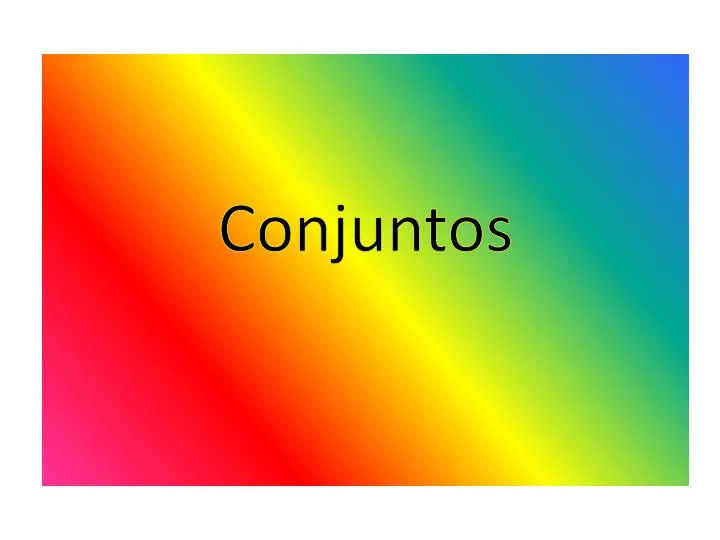 conjuntos