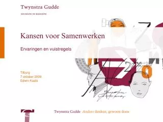 kansen voor samenwerken