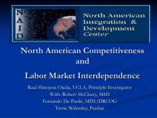 North American Competitiveness and Labor Market Interdependence