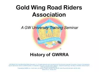 History of GWRRA
