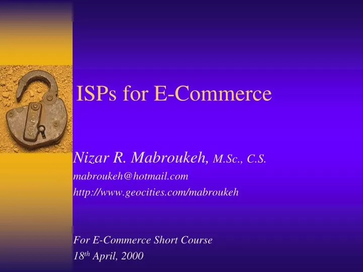 isps for e commerce