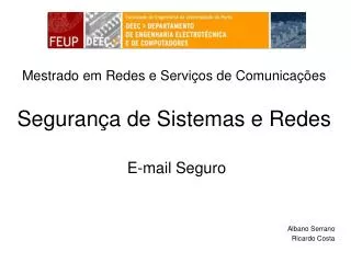 seguran a de sistemas e redes