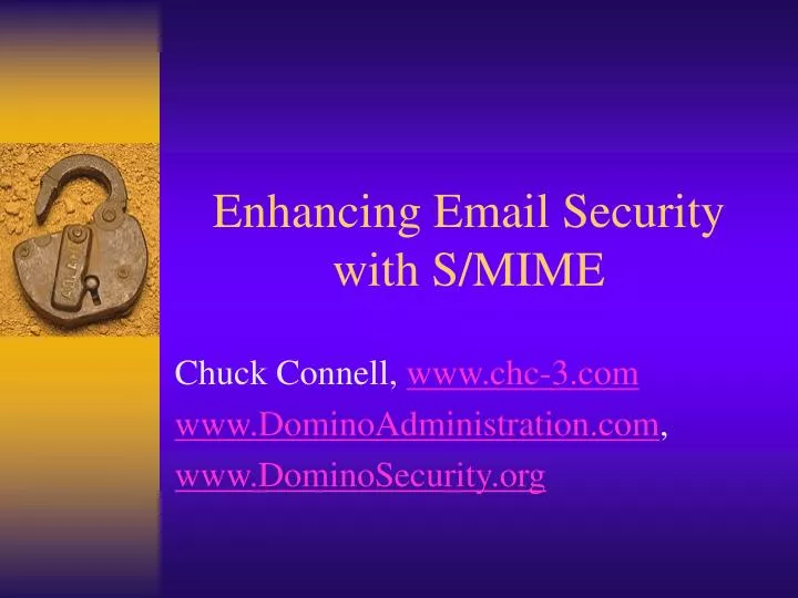 enhancing email security with s mime