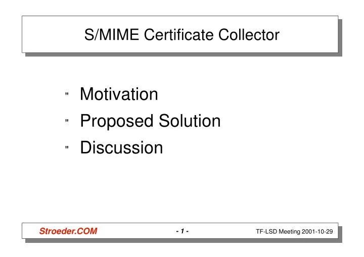s mime certificate collector
