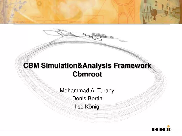 cbm simulation analysis framework cbmroot