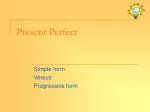 Present Perfect - slide 1
