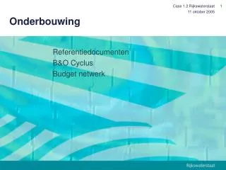 onderbouwing