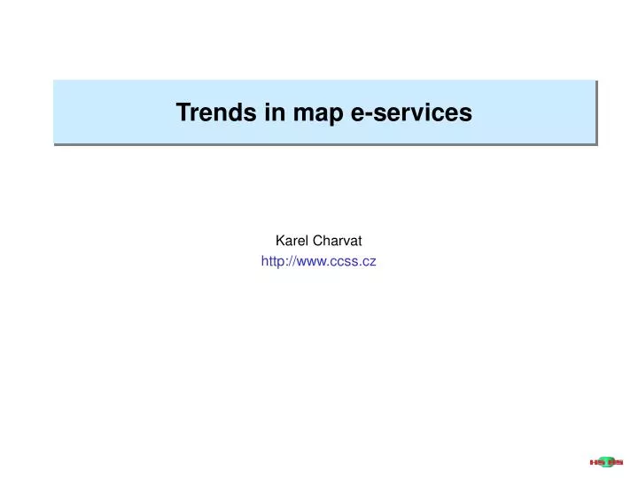 trends in map e services
