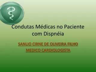 condutas m dicas no paciente com dispn ia