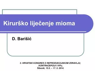 kirur ko lije enje mioma