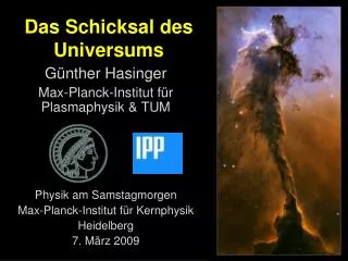 das schicksal des universums