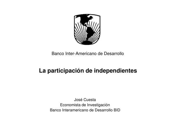 jos cuesta economista de investigaci n banco interamericano de desarrollo bid