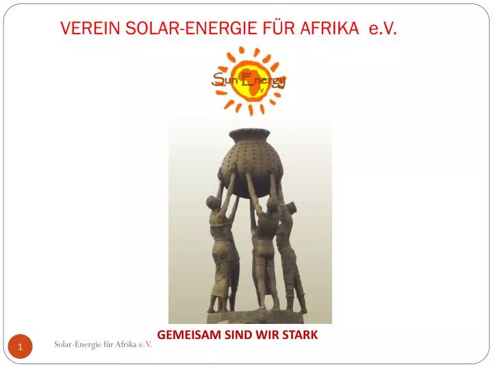 verein solar energie f r afrika e v