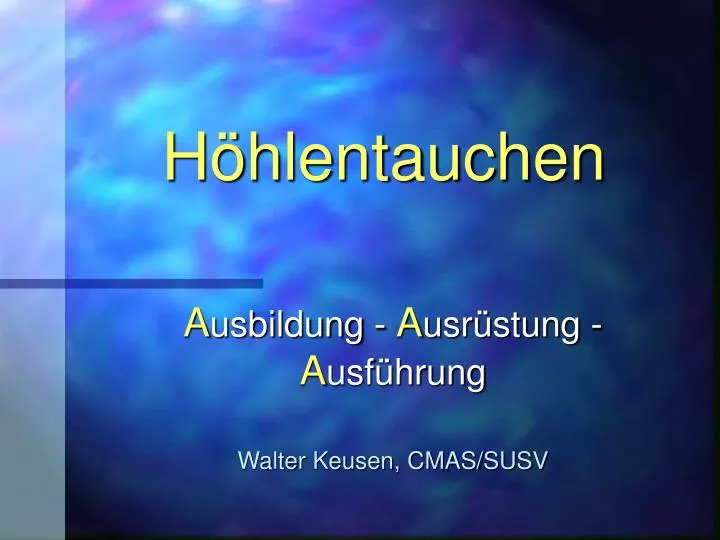 h hlentauchen