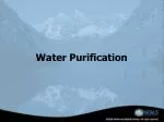 Water Purification - slide 1