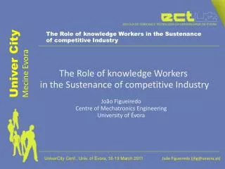 The Role of knowledge Workers in the Sustenance of competitive Industry