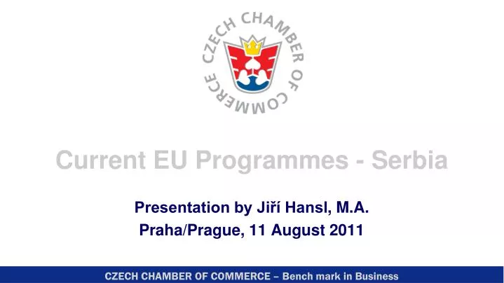 current eu programmes serbia